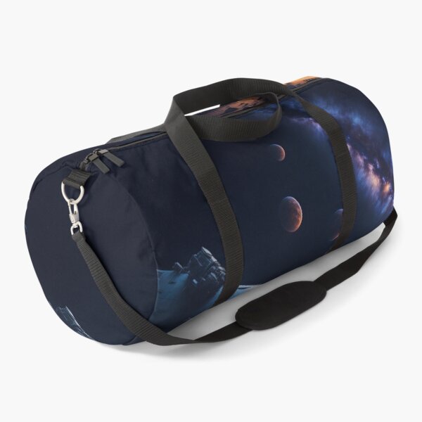 Item preview, Futuristic Space Landscape: Join Wall-E and Eve on an Epic Journey designed and sold by RedArtG09.