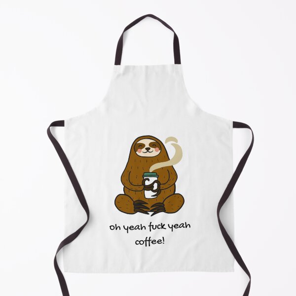 Item preview, Funny Sloth Oh Yeah Fuck Yeah Coffee designed and sold by mkzmerch.