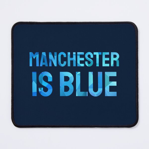 Item preview, Manchester is Blue Geo Blue designed and sold by VRedBaller.