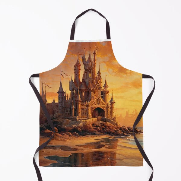 Item preview, Sandcastle on the beach at sunset designed and sold by nikigoessi.
