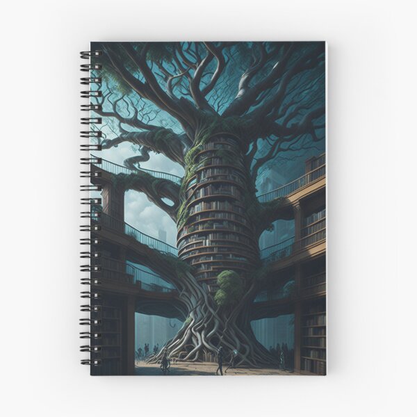 Item preview, Journey Through Time with the Library of the World Tree designed and sold by Grim000.