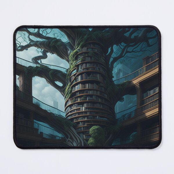 Item preview, Journey Through Time with the Library of the World Tree designed and sold by Grim000.