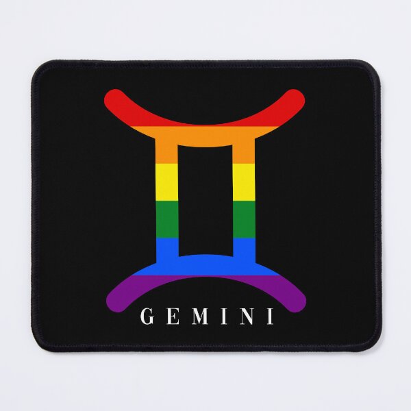 Item preview, Gemini Zodiac With LGBTQ+ Pride Colors designed and sold by Luan Huynh.