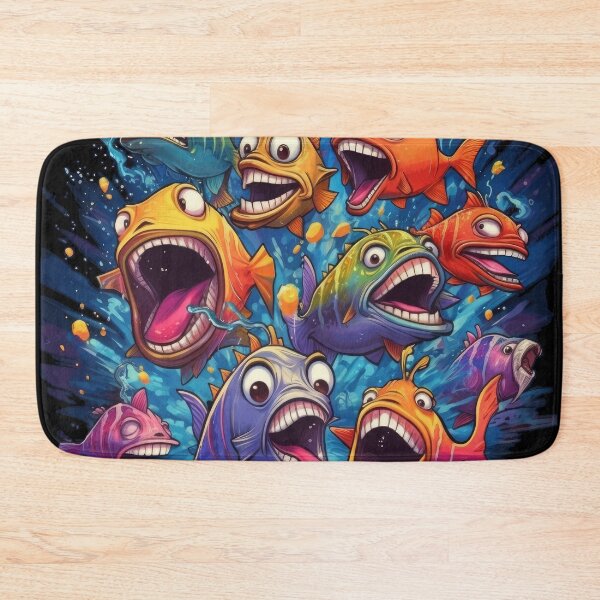 Item preview, South America: Crazy tropical piranhas are going crazy and partying designed and sold by Pixelboys.