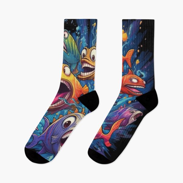 Item preview, South America: Crazy tropical piranhas are going crazy and partying designed and sold by Pixelboys.