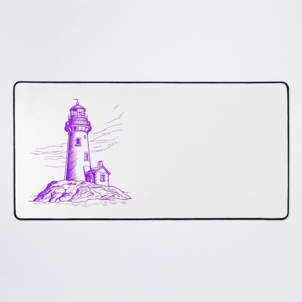 Item preview, simple lighthouse image with a single changeable color 0001 - Different logo size, position, color? Email me -  designed and sold by Picture-Art.