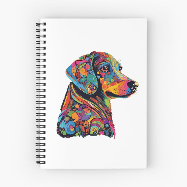 Item preview, Colorful Art Psychedelic Dog designed and sold by SADStyleDesigns.