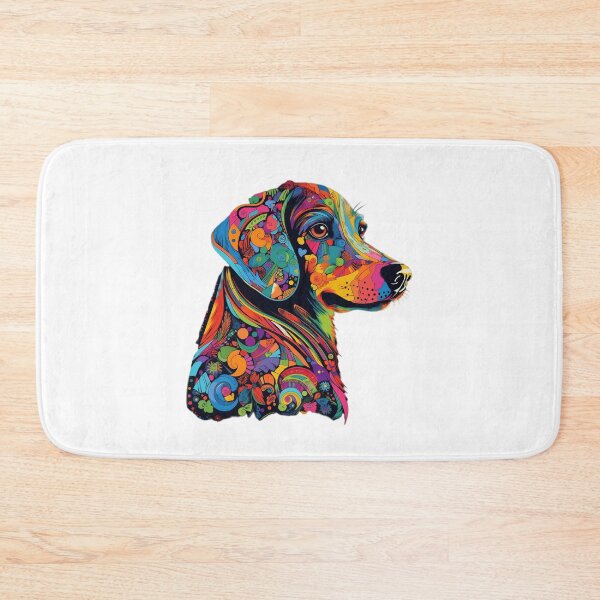 Item preview, Colorful Art Psychedelic Dog designed and sold by SADStyleDesigns.
