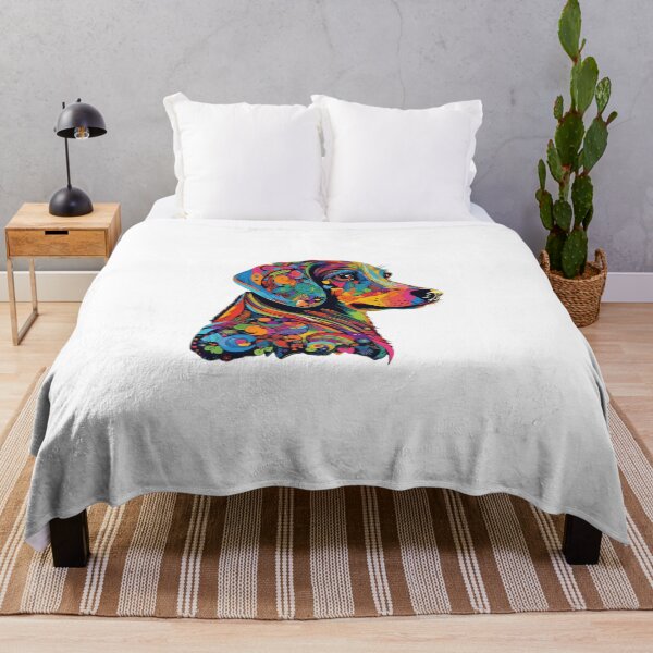 Item preview, Colorful Art Psychedelic Dog designed and sold by SADStyleDesigns.