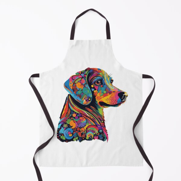 Item preview, Colorful Art Psychedelic Dog designed and sold by SADStyleDesigns.