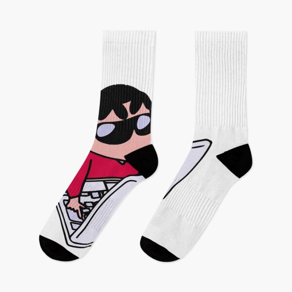 Artikelvorschau, Crayon Shin Chin vor dem Laptop entworfen und verkauft von MrsArnoldoRatk.