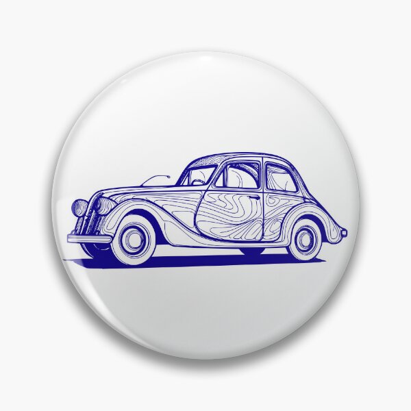 Item preview, old car in a single changeable color 0001 - Different logo size, position, color? Email me -  designed and sold by Picture-Art.