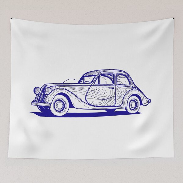Item preview, old car in a single changeable color 0001 - Different logo size, position, color? Email me -  designed and sold by Picture-Art.