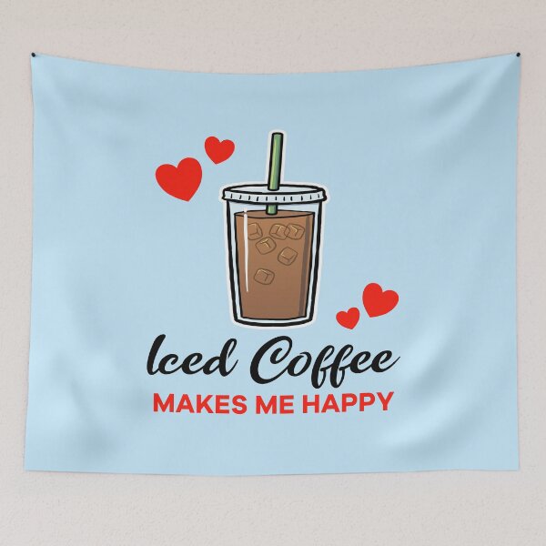 Item preview, Iced Coffee makes me happy designed and sold by jonmlam.