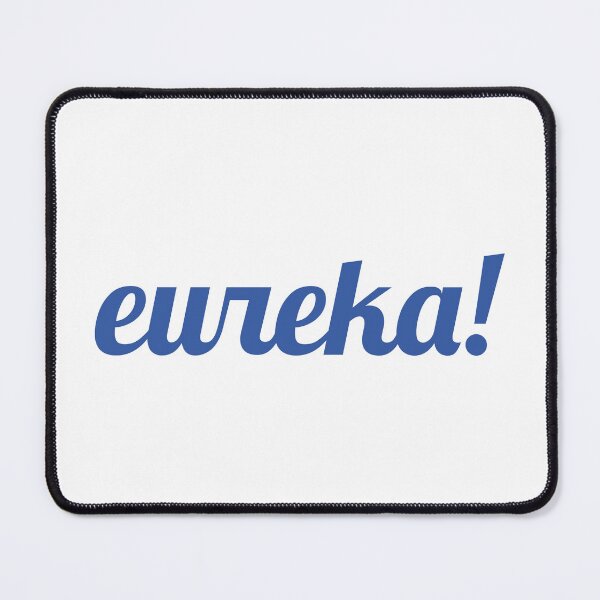 Item preview, Eureka! lettering (blue) designed and sold by sottovuoto.