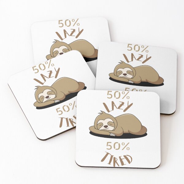 Item preview, 50% Lazy 50% Tired designed and sold by BarvinWayne.