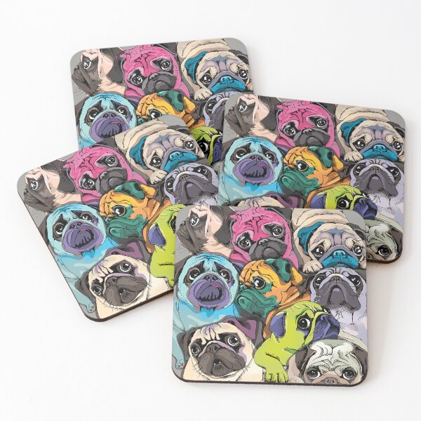 Item preview, Funny Cute Pug Dog For Pug Mom, Pug Dad, Pug Lovers designed and sold by sleeko.