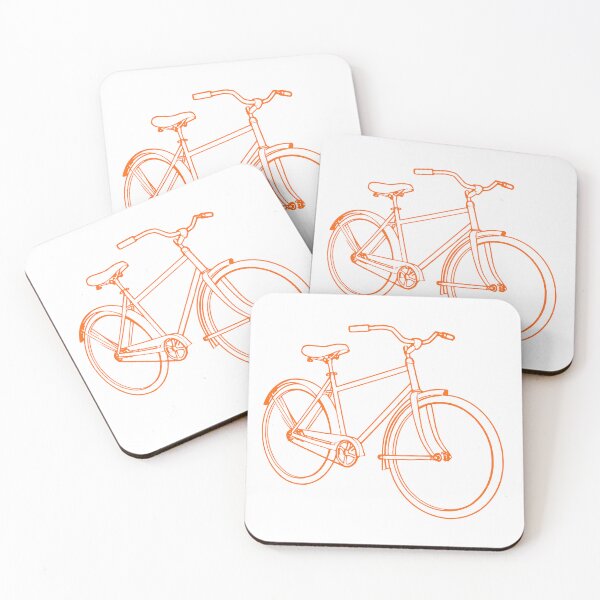 Item preview, bicycle in a single changeable color - Different logo size, position, color? Email me -  designed and sold by Picture-Art.