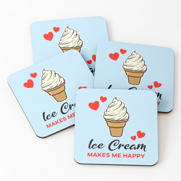 Item preview, Vanilla Ice Cream makes me happy designed and sold by jonmlam.