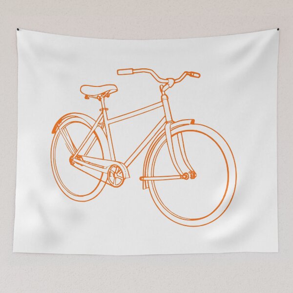 Item preview, bicycle in a single changeable color - Different logo size, position, color? Email me -  designed and sold by Picture-Art.