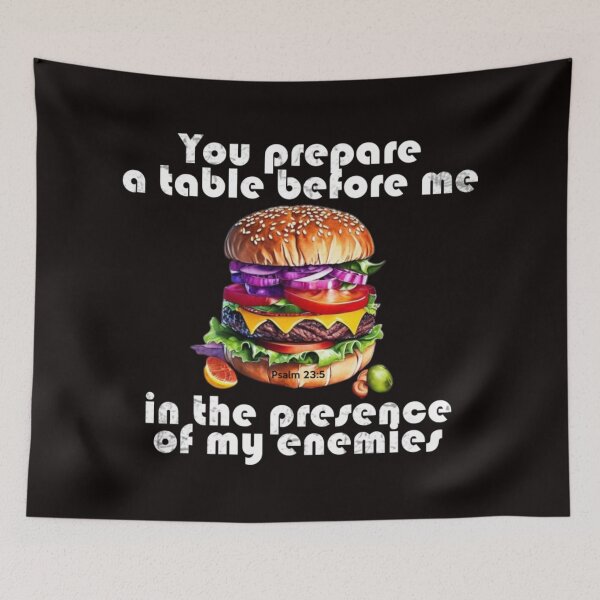 Item preview, Psam 23:5 You prepare a table before me designed and sold by Warih.