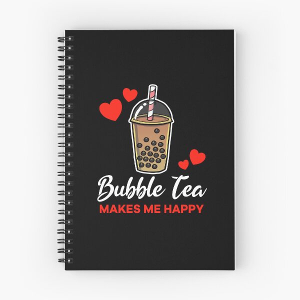 Aperçu de l'œuvre Bubble Tea makes me happy saying créée et vendue par jonmlam.