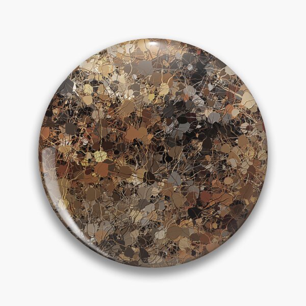 Artikelvorschau, Rich Spider Mottled Abstract in Multiple Shades of Brown entworfen und verkauft von Trevor Hirst.