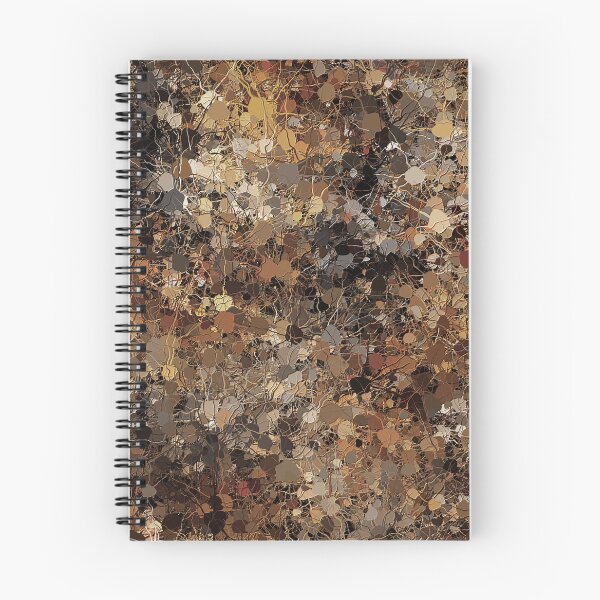 Artikelvorschau, Rich Spider Mottled Abstract in Multiple Shades of Brown entworfen und verkauft von Trevor Hirst.