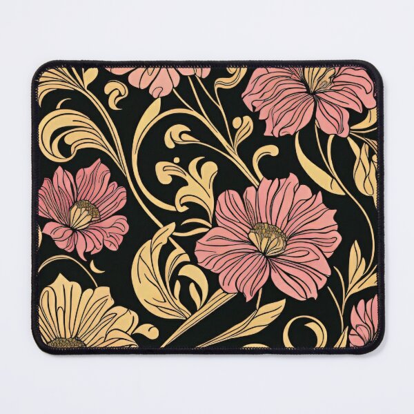 Item preview, Vintage Botanical Tapestry | Art Nouveau Floral pattern designed and sold by FridayArtStudio.