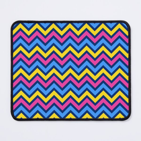 Item preview, Blue Pink Yellow Chevron Pattern designed and sold by Aetherier.