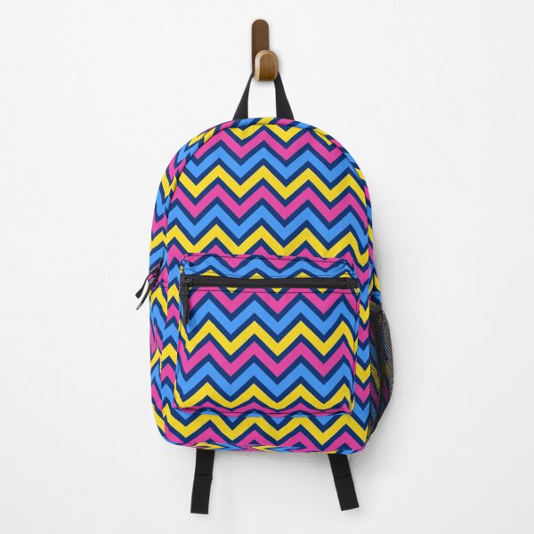 Item preview, Blue Pink Yellow Chevron Pattern designed and sold by Aetherier.