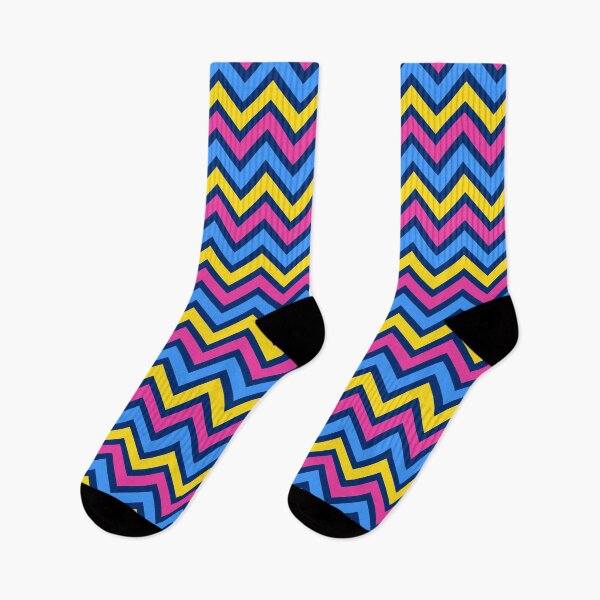 Item preview, Blue Pink Yellow Chevron Pattern designed and sold by Aetherier.