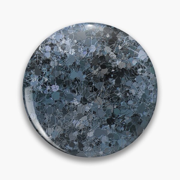 Artikelvorschau, Rich Spider Mottled Abstract in Multiple Shades of Blue entworfen und verkauft von Trevor Hirst.