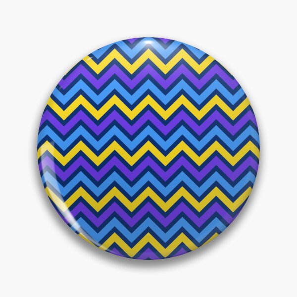 Item preview, Purple Blue Yellow Chevron Pattern designed and sold by Aetherier.