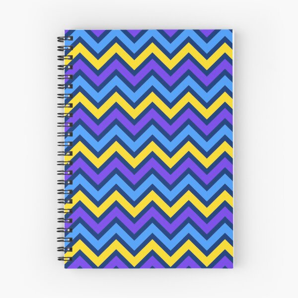 Item preview, Purple Blue Yellow Chevron Pattern designed and sold by Aetherier.