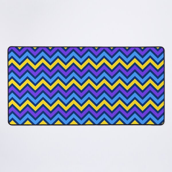 Item preview, Purple Blue Yellow Chevron Pattern designed and sold by Aetherier.