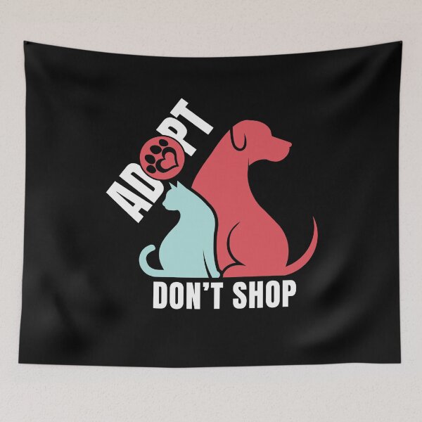 Item preview, Adopta, no compres Adopta animales designed and sold by MooonTees.