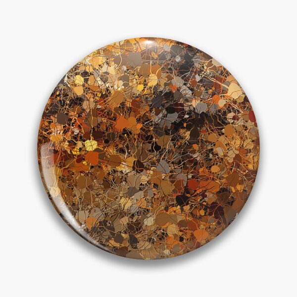 Artikelvorschau, Rich Spider Mottled Abstract in Multiple Shades of Orange & Yellow entworfen und verkauft von Trevor Hirst.