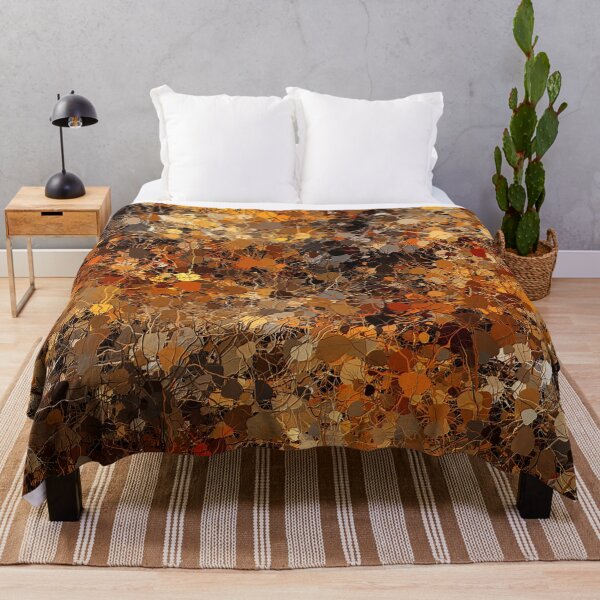 Item preview, Rich Spider Mottled Abstract in Multiple Shades of Orange & Yellow designed and sold by Trevor Hirst.