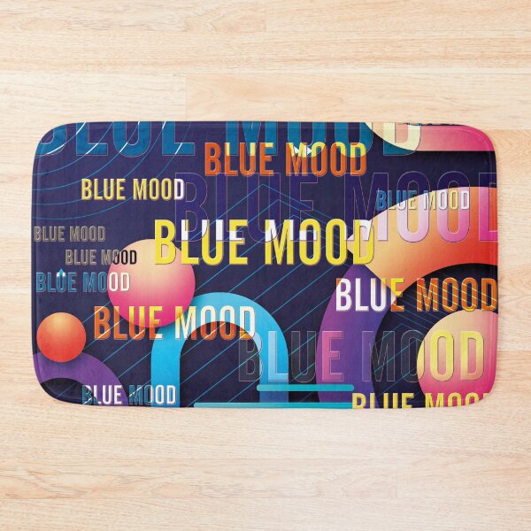 Item preview, Blue mood, atmospheric quote, melancholy designed and sold by Mauswohn.