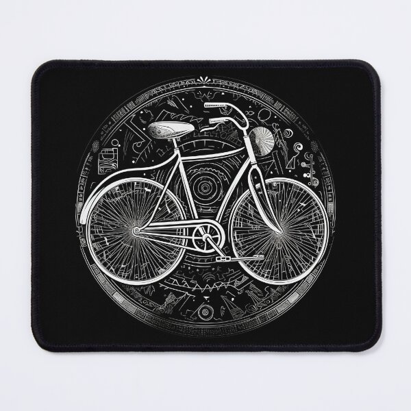 Item preview, Retro Bicycle in Black and White designed and sold by SADStyleDesigns.