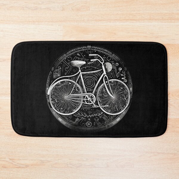 Item preview, Retro Bicycle in Black and White designed and sold by SADStyleDesigns.