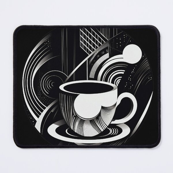 Item preview, Minimalist Black and White Coffee Mug designed and sold by SADStyleDesigns.