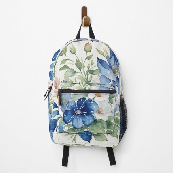 Artikelvorschau, Watercolor Blue and Green Pastel Floral Pattern entworfen und verkauft von DeevaValli.