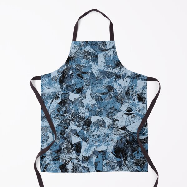 Item preview, Blue and Black Textured Abstract designed and sold by Trevor Hirst.