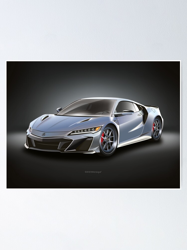 Honda Acura NSX Super Car High Resolution Illustration