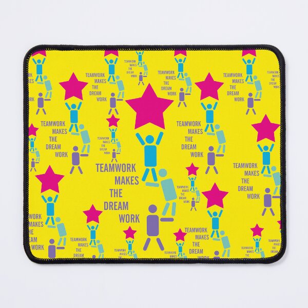 Item preview, Teamwork makes the dream work, motivation quote, team building designed and sold by Mauswohn.