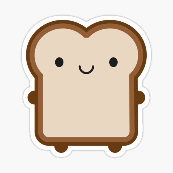 Kawaii Bread / Toast Sticker