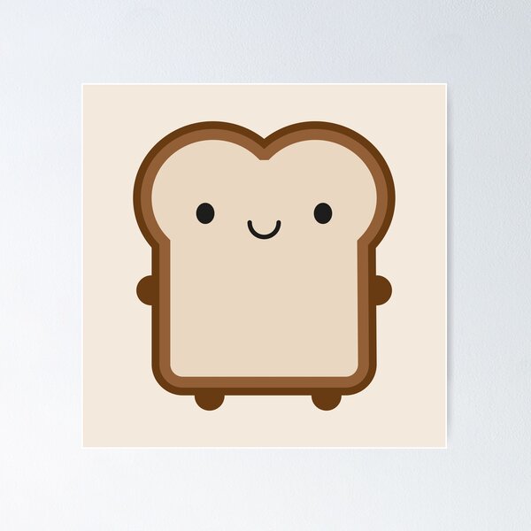 Kawaii Bread / Toast Poster