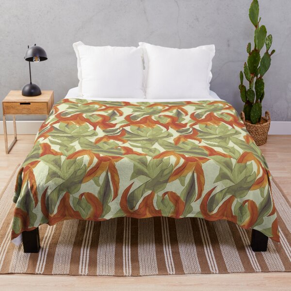 Item preview, Scattered Green Orange Leaves Pattern designed and sold by Sturdust.